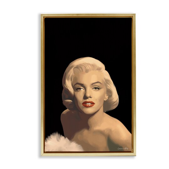 Stupell Industries; Stupell Industries Classic Beauty in Black Floating Frame By Jadei Graphics; Category:Framed Art; Image:1